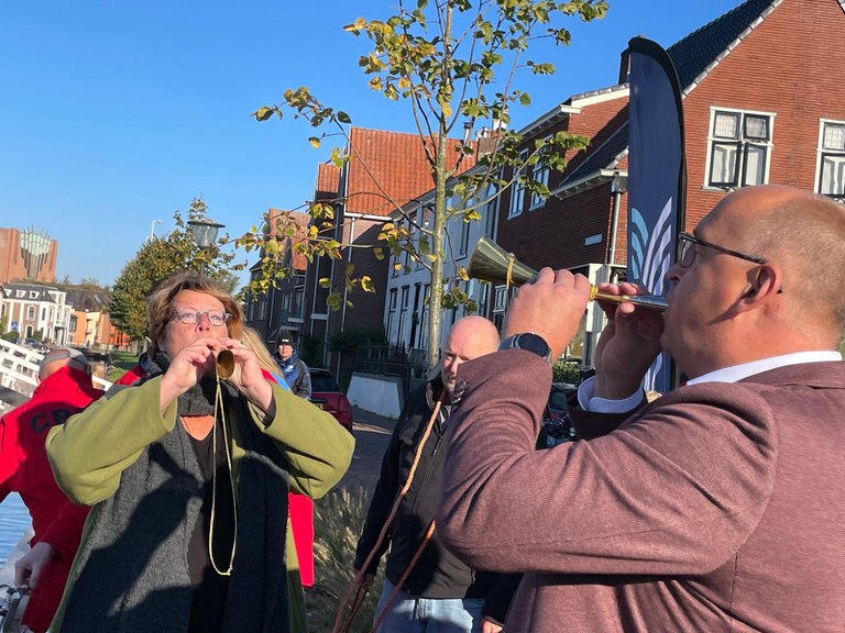 Opening Skjin Wetter Súdwest Fryslân Sneek met dagelijks bestuurder Monique Plantinga